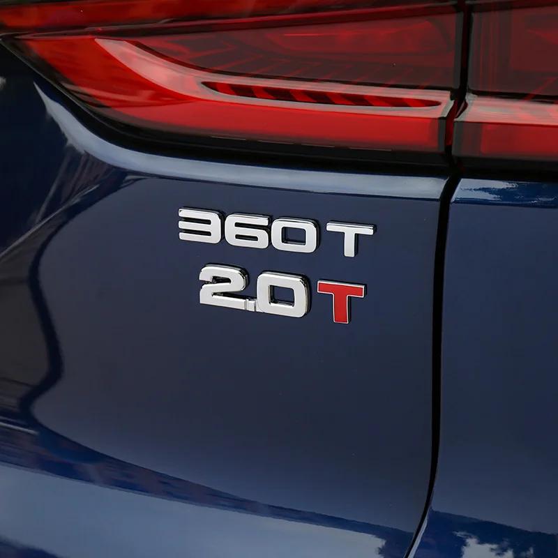2024 Car Displacement Sticker 3D Metal 1.6 1.8 2.0 2.2 2.4 2.5 2.8 3.0T Volume Logo Car Rear Trunk Emblem Badge Vehicle Stickers