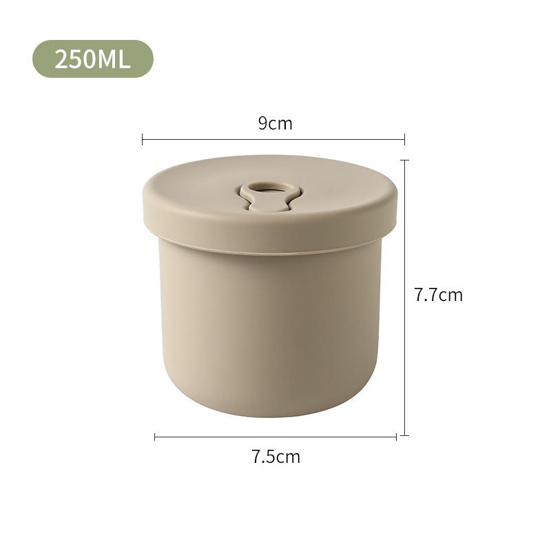 

Silicone Lunch Box Food Grade Refrigerator Preservation Box Commuter Microwaveable Heating Fruit Lunch Box Salad Box