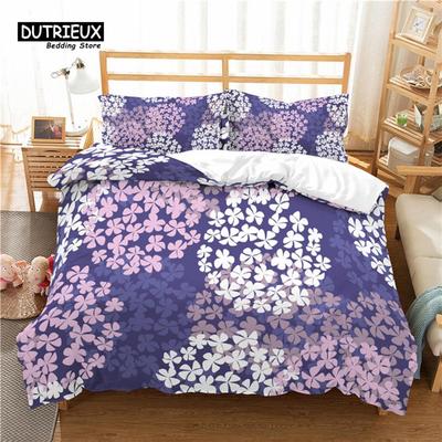 Luxury 3D Flowers Print Home Living Comfortable Duvet Cover Set Pillowcase Bedding Set Queen and King EU/US/AU/UK Size