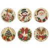 6PCS Diamond Painting 3d Mixed-sized Pearl Beads Snowflake Shape Xmas Pearl Suncatcher Kit Diy Craft Festive Wall Decor Pendant