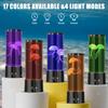 LED Jellyfish Lamp 17 Color Setting Jellyfish Aquarium Light with Remote Control Fantasy Tank Table Lamp Ultra-Silent Night Lights