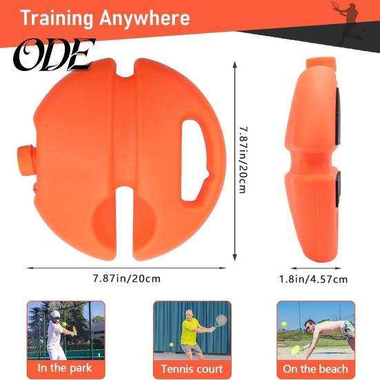 Tennis Trainer Rebounder Set Solo Practice Equipment Portable Self-Practice Kit for Beginners