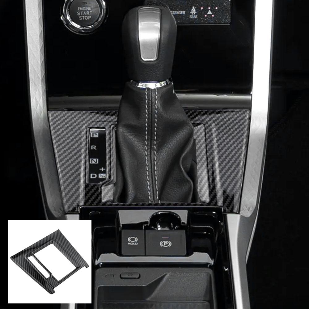 

For Toyota Veloz LHD 2022 2023 2024 Carbon Fiber Car Gear Shift Panel Cover Trim Frame Accessories углеродного волокна черного
