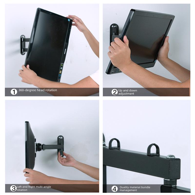 Universeller, drehbarer LCD-Monitor- und TV-Ständer zur Wandmontage