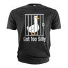 Funny Got Too Silly T-shirt Goose In Jail Humorous Tee Shirt