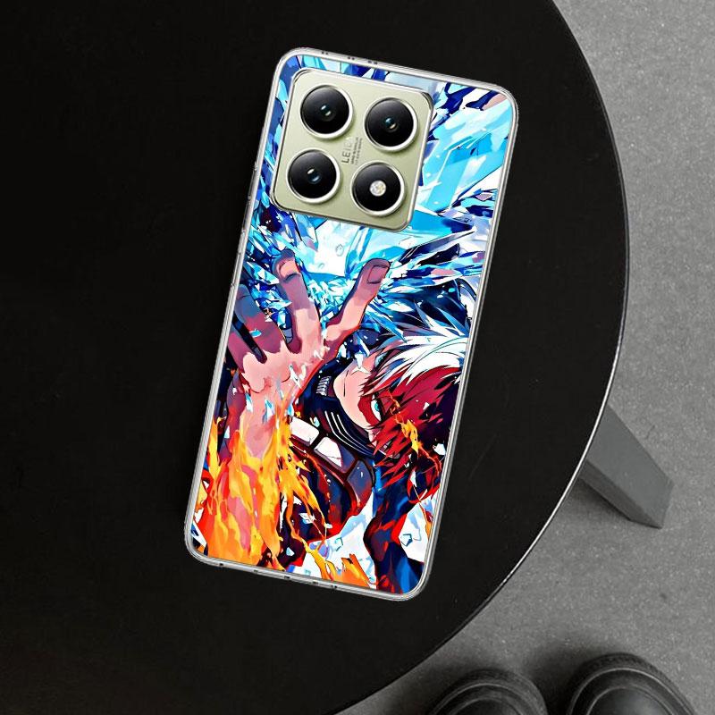 Todoroki Shoto MHA My Hero Phone Case Cover for Xiaomi Redmi Note 15 14 13 12 11 Pro Plus 14S 12S 11S 11T 11E 10S 10 Customized