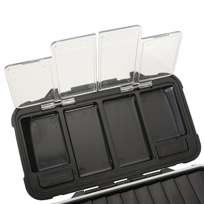Durable Fly Fishing Tool Kits Box Four-sided Waterproof Fishing Fly Box Easy-Grips Fishing Gear Combos Fly Fishing Box