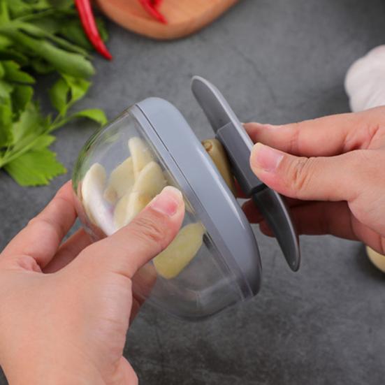 Garlic Smasher 2-in-1 Manual Pressing Detachable Small Household Garlic Smasher for Kitchen