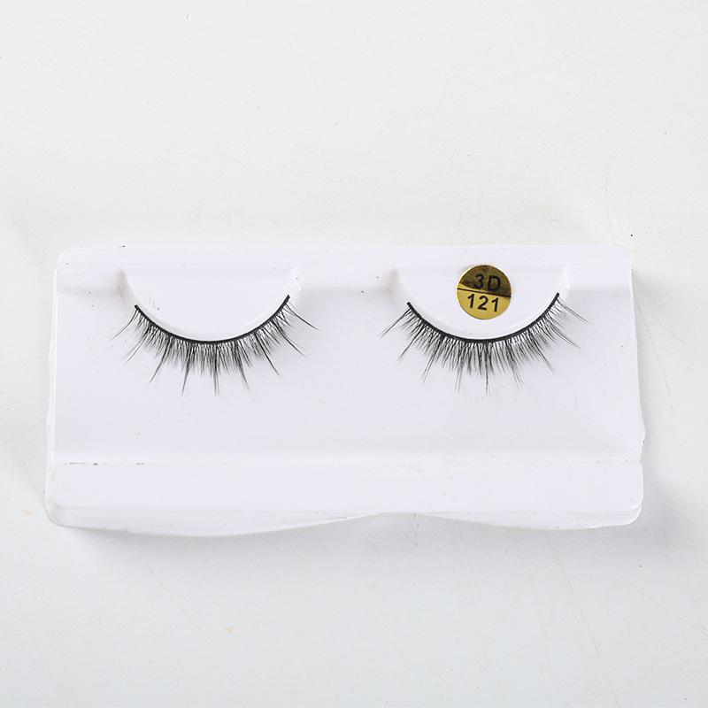 3D121 False Eyelashes: Natural, Thick, Mixed-Style, Handmade, European American Curly Simulation Eyelashes
