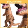 Fantastisk uppblåsbar T-rex-dräkt för vuxna för minnesvärda maskeradfester