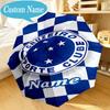 Custom Name Umbrella Cruzeiro FC Crest Umbrella 8-Frame for Travel, Camping, Casual Lightweight Portable, Essential for Family Gifts