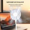 1 Piece Silent Cooling Power Bank Wireless Mini Play Plug Fans Summer Long Usb Rechargeable Handheld Fan