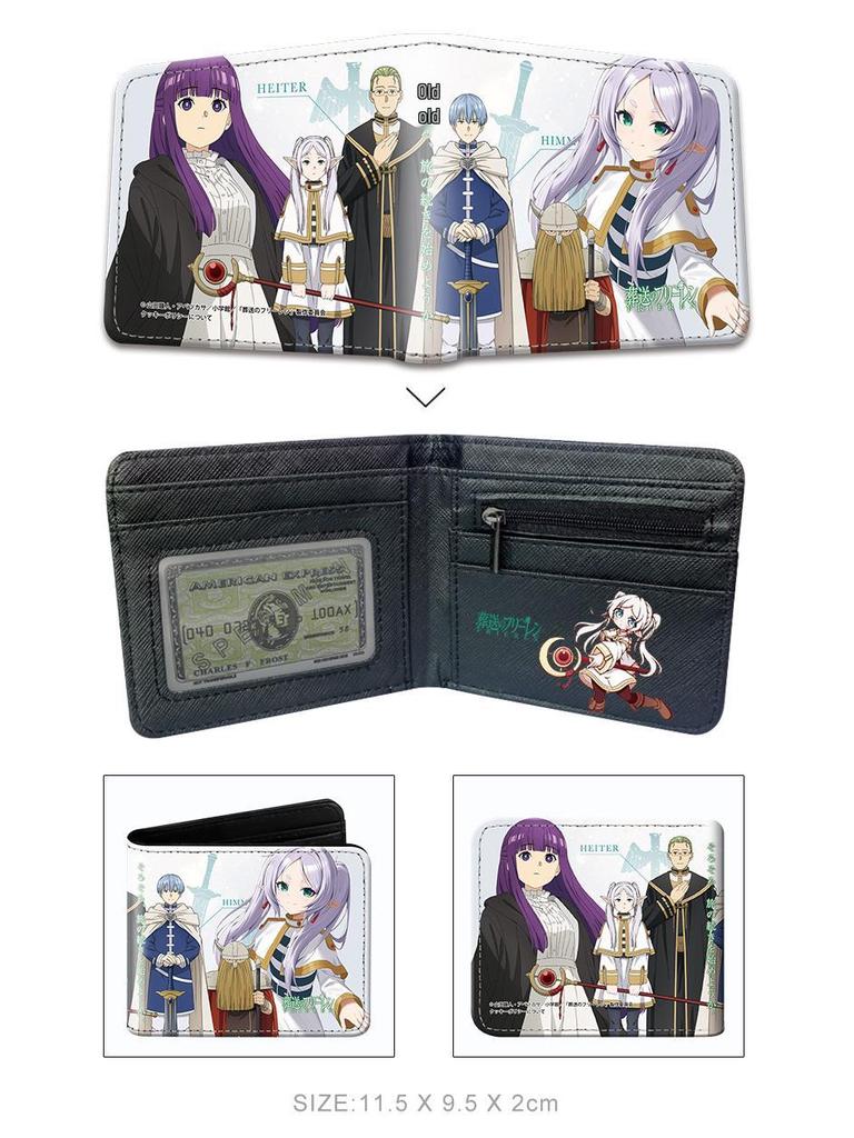 Frieren: Beyond Journey's End 3D Anime Coin Purse - Stereoscopic Embossed Cartoon Design