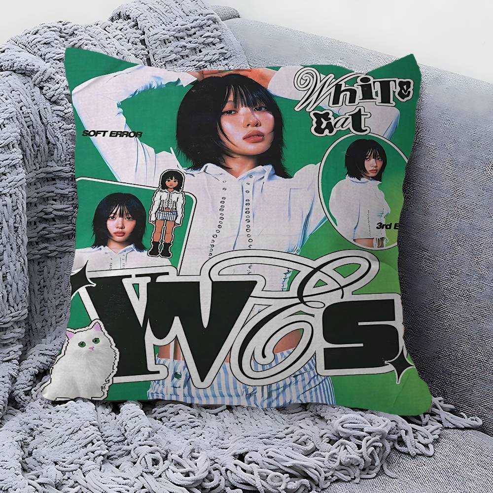 Popular Kpop L-Loona Y-Yves Cushion Cover Decorative Pillow Sofa Home Decor Case Pillow Cases