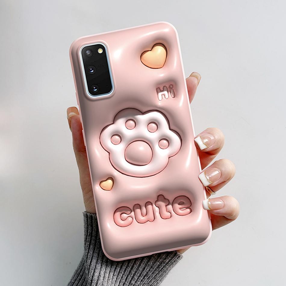 For Samsung Galaxy S20 Case S20 Ultra Soft Silicon Back Cover Astronaut Phone Case For Samsung S20 FE Case S20 Plus S 20 Capa