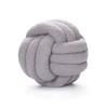 Velvet Knotted Ball Round Pillow - Decorative Tassel Accent Pillow for Sofa, Bed, Living Room, Boho Home Decor