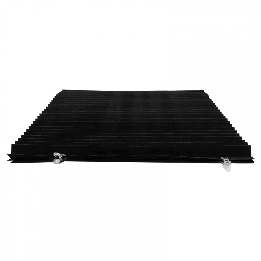 Sleek Black Portable Roller Blinds Easy To Cut and Install Anywhere