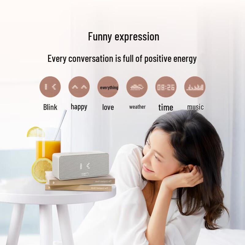 XiaoDu Smart AI Bluetooth Speaker CN plug (adapter included) (CN version)