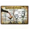 Retro Wine Metal Sign Plaque Vintage Whiskey Painting Perfect for Bar Restaurant Club Man Cave Wall Decor