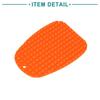 ACROPIX Motorcycle Kickstand Pad Support Plate Pad Parking Stand Side Stand Extension Pad Orange 4pcs