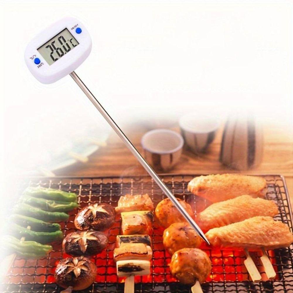 

Electronic BBQ Probe Thermometer Digital Display Food Temperature Gauge Meat Thermometers Water