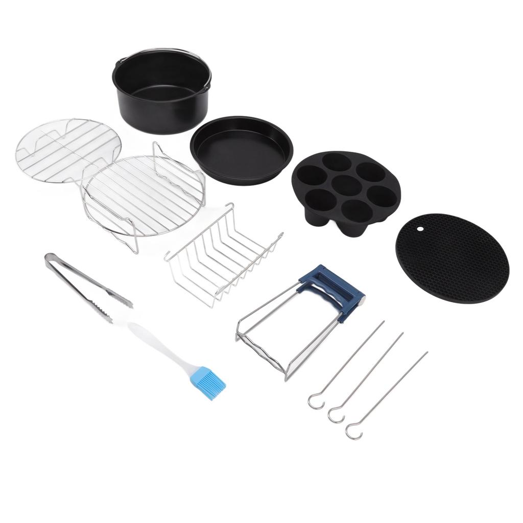 For Air Fryer Pans Set Heatproof Easy Cleaning Stainless Steel for Air Fryer Accessories for Home