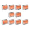 10Pcs Wire Block Clamp Terminal Quick Conductor Flexible Hard Cable Connector PCT215