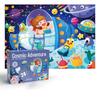 24 Pcs Carrying Jigsaw Puzzle Children Paper Large Pieces Puzzle Enlightenment Gift 3-6 Years Old Baby Toys Toddler Puzzle
