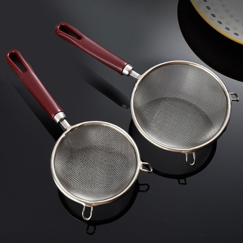 8.5cm 10cm Matcha Sifter Stainless Steel Fine Mesh Strainer New Food Sifters for Kitchen