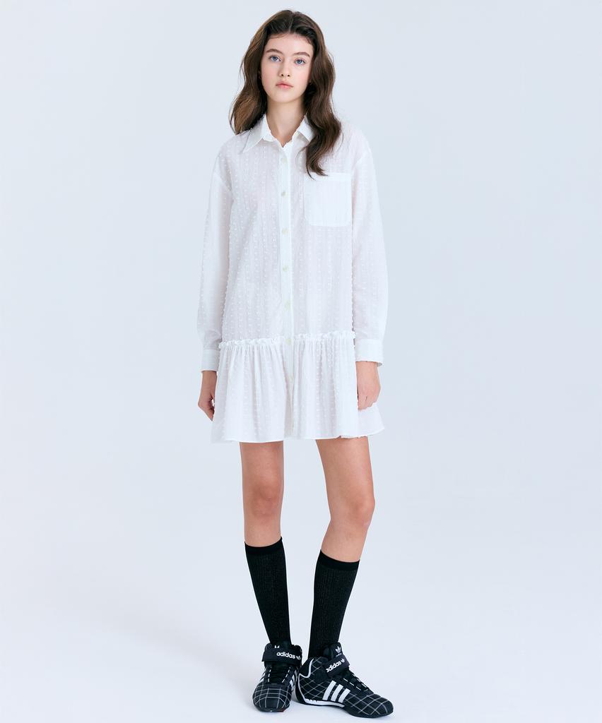 Peileu Blanche Shirt Dress