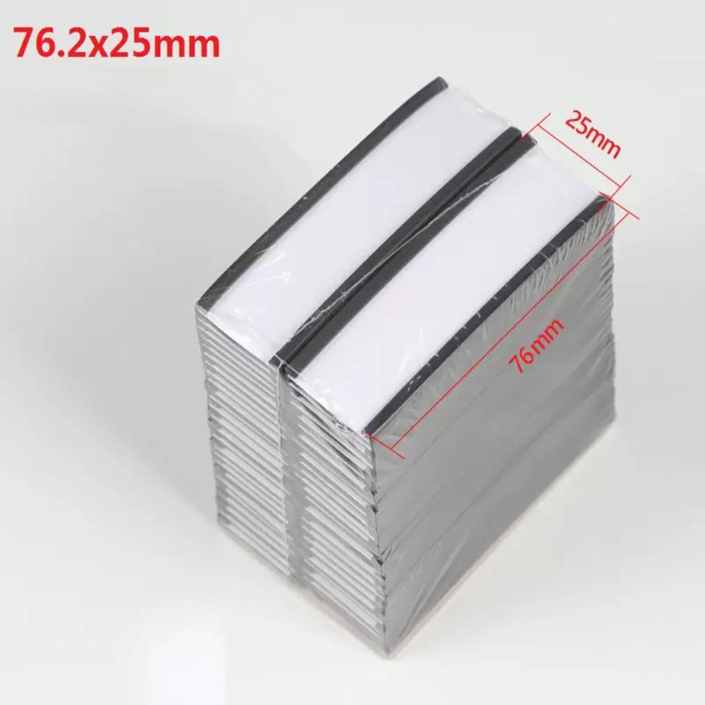 

Clear Plastic Magnetic Card Holder Multisize Label Organizer Sturdy Accessory for Metal Shelf Efficient Home Office Management