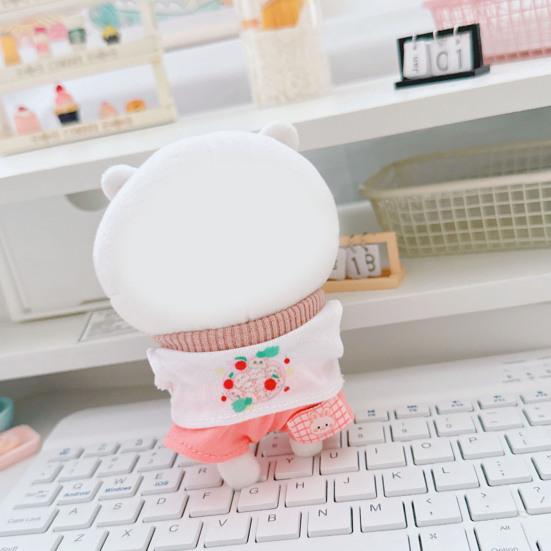 Puppenkleidungsset T-Shirt und Shorts für 17cm La Bubu Puppen Handgemachtes Stilvolles Outfit Puppenkleidung Geschenk für Puppensammler