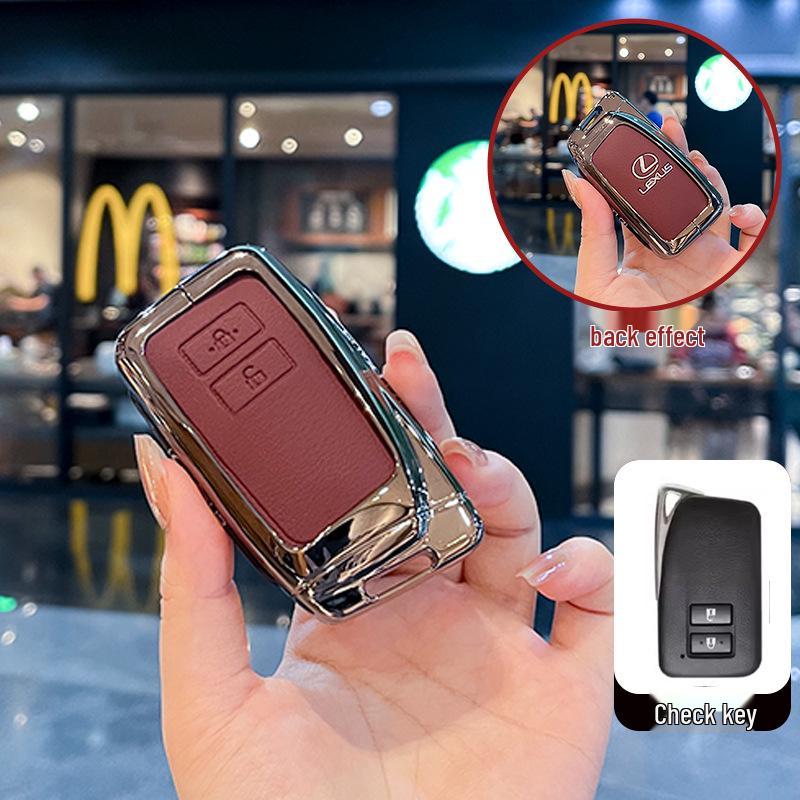

Lexus ES200 Key Case for LS500H/UX/NX/RZ/GX/RX300 Shell with Buckle