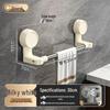 Popular Rotatable Suction Cup Towel & Shoe Rack - No-Drill, Space-Saving Bathroom Storage Solution