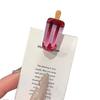 5Pcs Girl Hairpins Clear Gradient Color Simulated Popsicle Shape Transparent Hair Clips Anti-Slip Design Mini Lightweight Hair Pins