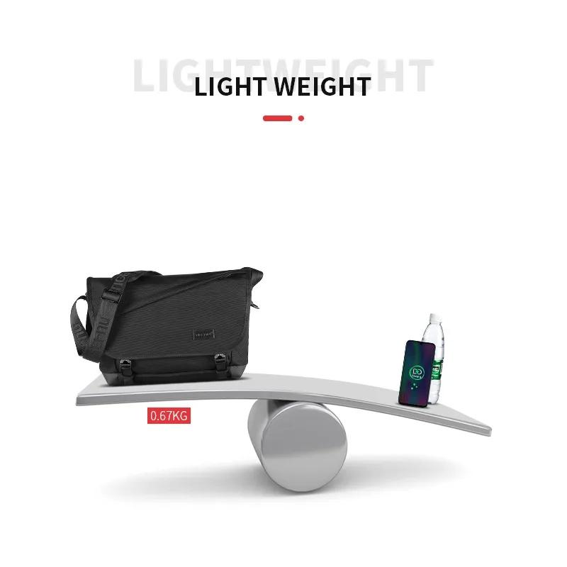 Tigernu Mode Männer 9,5 L Schulter Tasche Leichte Designer Messenger Tasche Für Männer Große Kapazität Casual Sling Tasche Männlichen