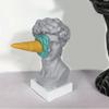 Ice Cream David Statue Home Decoration Head Bust  Sculpture Resin Mini Modern Abstract Art Sketch Desktop Ornaments