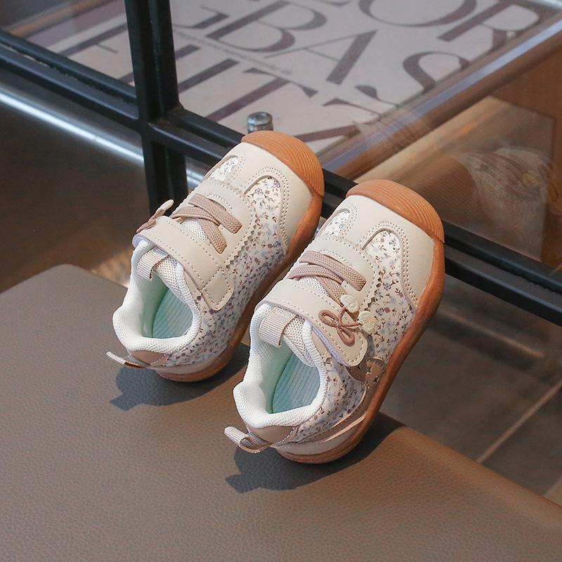 2026 Spring/Autumn Soft Sole Breathable Closed-Toe Princess Shoes for Toddler Girls