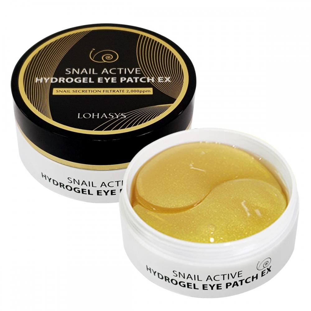 Lohasis Snail Hydrogel Eye Patch EX 60 Sheets X 2