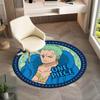 Cute Monkey D. Luffy from the Japanese manga ONE PIECE carpet is soft, home, bedroom, door mat decoration, and non slip carpet E10