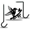 Pepperell Crafts Decor Hooks Designer Series (Hummingbird) Indoor/Outdoor Weather Resistant