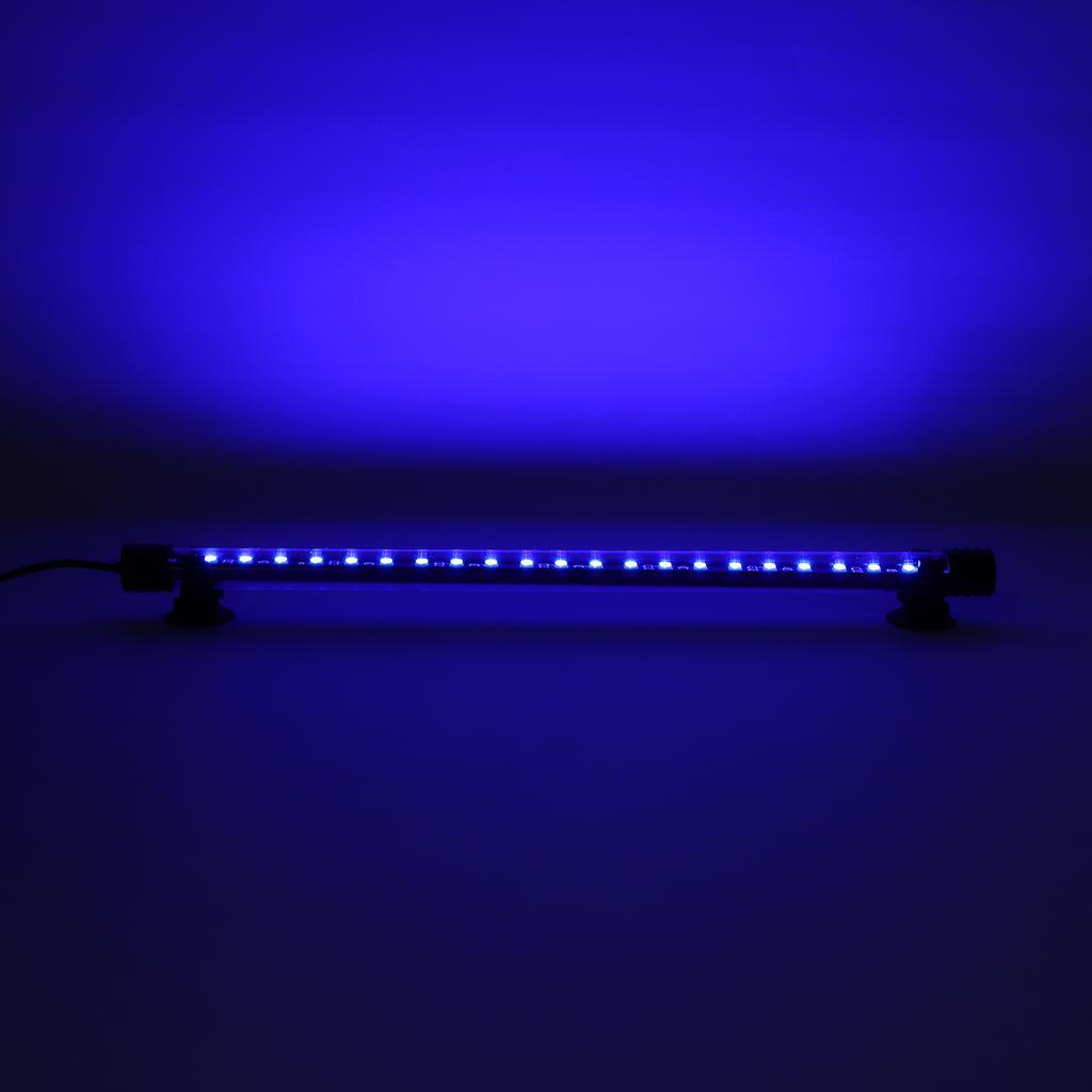 LED Aquarium Light High Brightness LED Beads Multiple Modes Underwater Fish Tank Light with Remote Control EU Plug 48CM