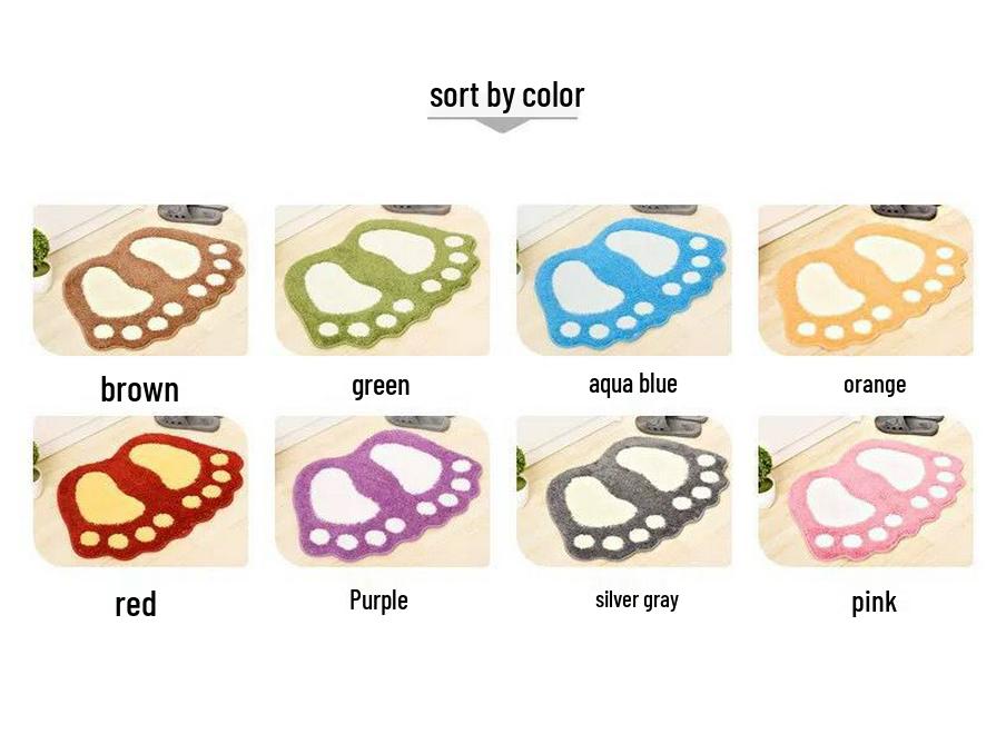 Absorbent Anti-Slip Floor Mat for Entryway, Bathroom, Kitchen, and Hallway