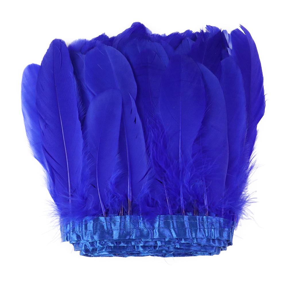 2M/5M/10M White Real Goose Feather Trims Width 15-20cm Goose Feather Ribbon Dyed Clothes Party DIY Craft Dress Sewing Accessory