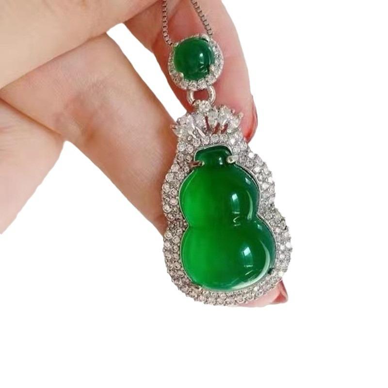 Pendant Gourd Inlaid Gourd Temperament Necklace for Men and Women