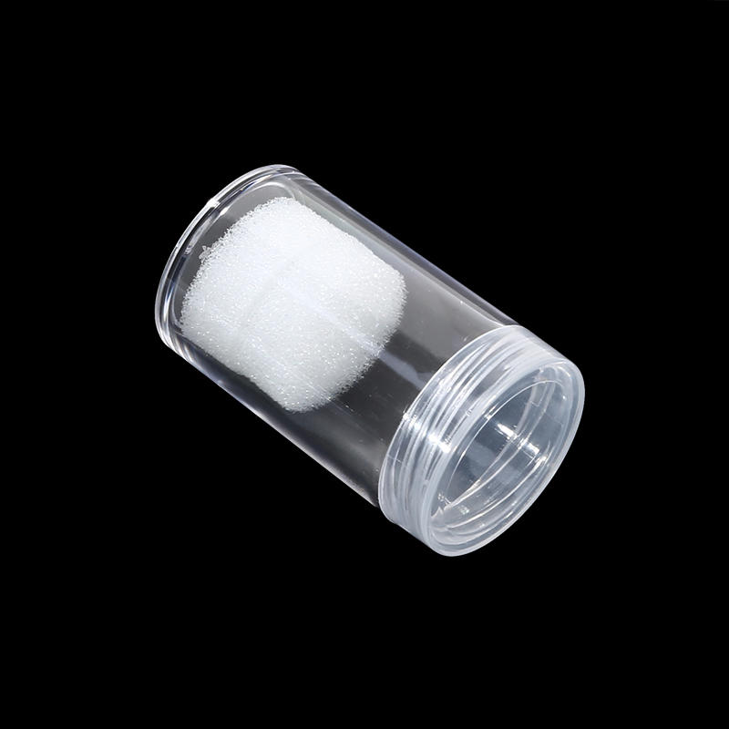 Small Clear Round Coin Storage Tube Plastic Coin Holder With Protective Sponge Commemorative Coins Collection Tubes Set