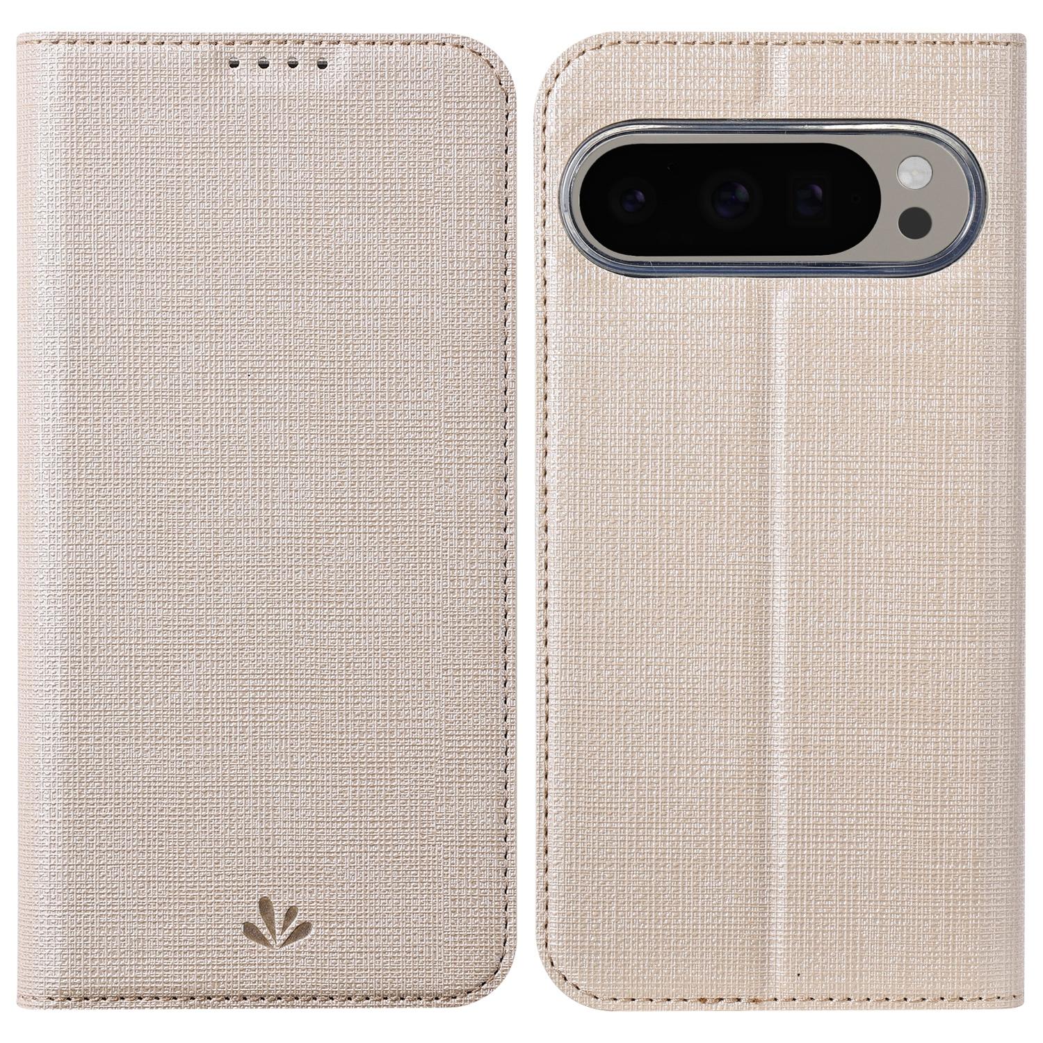 

VILI DMX Series For Google Pixel 9 Pro/Pixel 9 Case Card Slot PU Leather Stand Phone Cover E