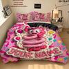 Custom Name,Pinkie Pie Pattern Bedding Home Decoration Birthday Gift ( 1 duvet cover + 2 pillowcase, without core),fan merchandise.