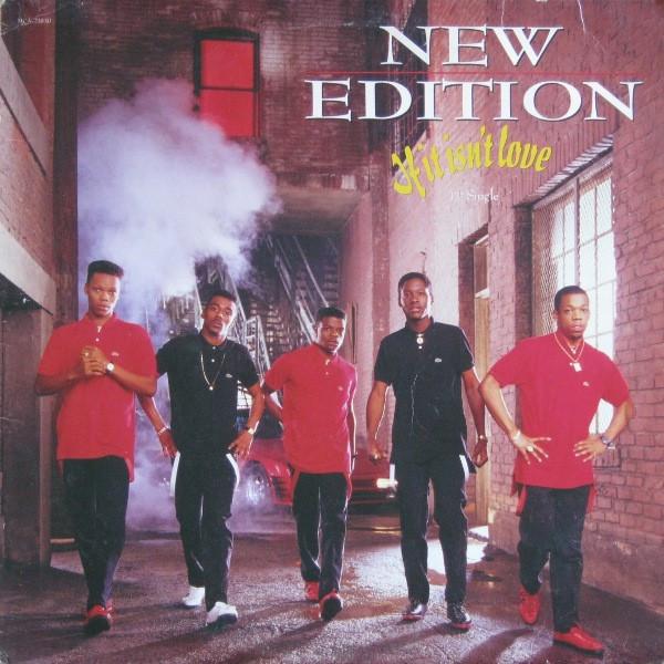 

12inch Record NEW EDITION If It Isnt Love MCA23830 MCA Records 1988 US SoulFunk Used