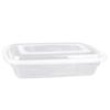 Disposable 750ml Rectangular Takeout Containers with Lids